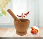 2PCS/SET MULTIPURPOSE MORTAR & PESTLE AS KITCHEN/BEAUTY TOOL - Image 5