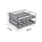32 GRIDS TRANSPARENT EGG RACK/ORGANIZER - Image 3