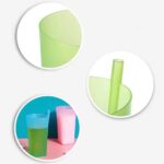 360ML TRANSPARENT CREATIVE INTEGRATED STRAW DRINKWARE / CUP - Image 2