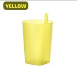 360ML TRANSPARENT CREATIVE INTEGRATED STRAW DRINKWARE / CUP - Image 5