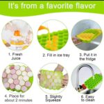 37-GRID HONEYCOMB SILICONE POPSICLE & ICE MOULD MAKER WITH LID - Image 5