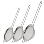 3PCS/SET STAINLESS STEEL MESHED STRAINER