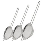 3PCS/SET STAINLESS STEEL MESHED STRAINER