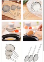 3PCS/SET STAINLESS STEEL MESHED STRAINER - Image 3