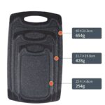 ANTIBACTERIAL NON-STICK MARBLE IMITATION THICKENED REVERSIBLE CUTTING & CHOPPING BOARD - Image 4