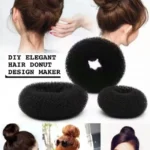 DIY ELEGANT HAIR DONUT BUN MAKER