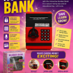 ELECTRONIC KIDDIES MONEY-SAVING PIGGY BANK / MONEY LOCKER / ATM COIN BANK