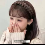 PREMIUM REALISTIC BRAIDED HEADBAND FRINGE WIG - Image 6