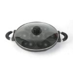 7-HOLES NON-STICK MASA PAN WITH LID COVER