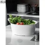 HIGH QUALITY MULTIPURPOSE DOUBLE-HANDLE THICKENED PLASTIC BASIN