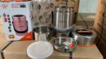 304 JINCHENG SILVER STAINLESS STEEL FOOD FLASK WITH INNER COMPARTMENTS - Image 3