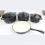 4PCS/SET HIGH QUALITY ENAMEL DIE-CAST COOKWARE/POT SET - Image 3