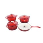 4PCS/SET HIGH QUALITY ENAMEL DIE-CAST COOKWARE/POT SET - Image 5