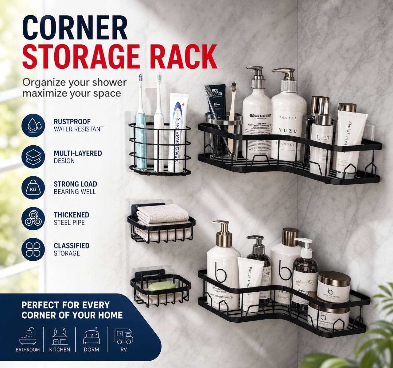 img_4960 5-IN-1 MULTIPURPOSE CORNER STORAGE RACK - Image 1