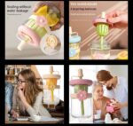 500ML HIGH VALUE SEPARATOR FLOWER STRAW GLASS CUP - Image 2