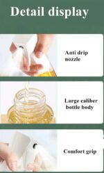 500ML MULTIPURPOSE SILICONE PLASTIC CONTAINER OIL SPRAYER/DISPENSER - Image 5