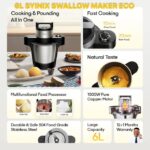 6L SYINIX TWO-TOUCH MULTIFUNCTIONAL COOKING & POUNDING SWALLOW MAKER ECO - Image 3