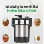 5L SYINIX FULLY AUTOMATIC ONE-TOUCH MULTIFUNCTIONAL COOKING & POUNDING ELECTRIC SWALLOW MAKER - Image 2