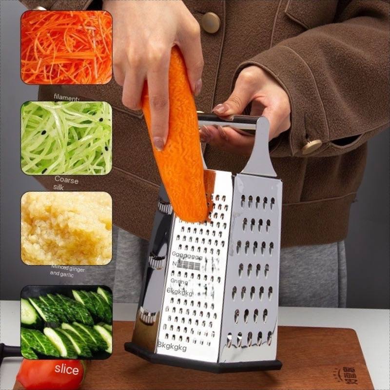 img_5077-2 6-FACED MULTIFUNCTIONAL KITCHEN GRATER (BIG SIZE) - Image 1