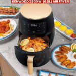 6.5L KENWOOD MULTIFUNCTIONAL OIL-FREE TOUCH SCREEN AIR FRYER (2800W)