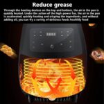 6.5L KENWOOD MULTIFUNCTIONAL OIL-FREE TOUCH SCREEN AIR FRYER (2800W) - Image 2