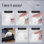 600ML COLLAPSIBLE TRAVEL-SIZED ELECTRIC JUG / KETTLE - Image 4
