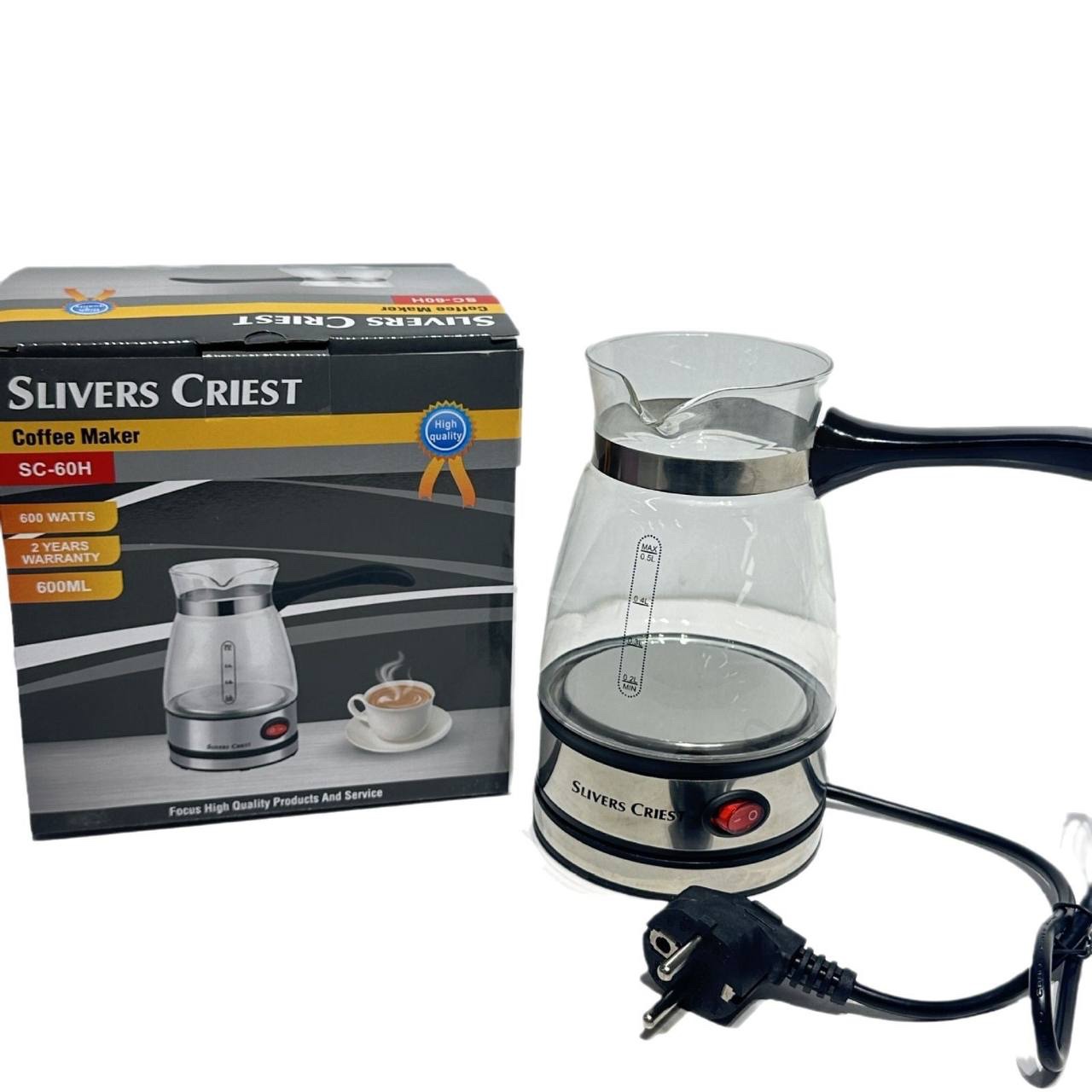 img_5095 600ML SILVER CREST ELECTRIC COFFEE MAKER - Image 1