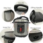 SILVER CREST 6L ADVANCED TECH ALUMINUM LINER ELECTRIC PRESSURE COOKER - Image 4