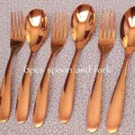 6PCS NON-FADING GOLD-PLATED CUTLERY SPOON & FORK SET (MIXTURE)
