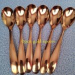NON-FADING GOLD-PLATED CUTLERY SPOON SET