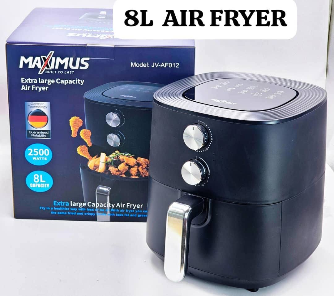 img_5196 8L MAXIMUS MULTIFUNCTIONAL OIL-FREE 2500W MANUAL-CONTROL ELECTRIC AIR FRYER - Image 1