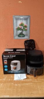 8L SILVER CREST MULTIFUNCTIONAL OIL-FREE TOUCH SCREEN ELECTRIC AIR FRYER - Image 4