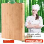 BIG SIZED BAMBOO WOODEN CHOPPING/CUTTING BOARD WITH HANDLE