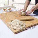 BIG SIZED BAMBOO WOODEN CHOPPING/CUTTING BOARD WITH HANDLE - Image 2