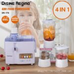 DISNIE REGINA 800W 4-IN-1 FOOD PROCESSOR (Juicer • Blender • Chopper • Grinder)