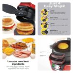 SILVER LOVE 600W ELECTRIC BURGER MAKER - Image 4