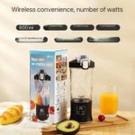 HIGH QUALITY COLOUR-CHANGING 8-BLADES RECHARGEABLE SMOOTHIE MAKER/JUICER (001) - Image 2