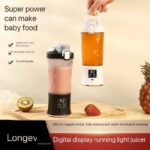 HIGH QUALITY COLOUR-CHANGING 8-BLADES RECHARGEABLE SMOOTHIE MAKER/JUICER (001) - Image 3