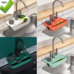 HOUSEHOLD MULTIPURPOSE THICK SILICONE FAUCET SINK DRAIN / STORAGE RACK
