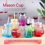 MASON THICKENED GLASS CUP WITH HANDLE