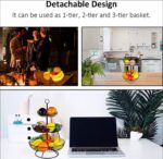 3-LAYER DETACHABLE MULTIFUNCTIONAL METAL WEDDING DECORATION & KITCHEN STORAGE RACK / ORGANIZER - Image 3