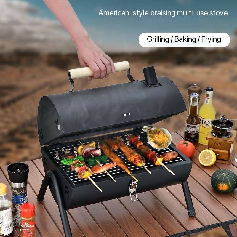 img_5699 MULTIPURPOSE INDOOR / OUTDOOR DOUBLE-SIDED OVAL CHARCOAL BBQ GRIL - Image 1