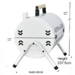 MULTIPURPOSE INDOOR / OUTDOOR DOUBLE-SIDED OVAL CHARCOAL BBQ GRIL - Image 6