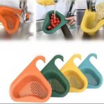 1PC OVER-THE-SINK MULTIFUNCTIONAL TRIANGULAR KITCHEN PLASTIC STRAINER / FILTER / DRAINER - Image 4