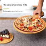 QUALITY WOODEN FRUIT & PIZZA PLATE