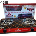 RASHNIK SELF IGNITION DOUBLE FACE GLASS GAS COOKER