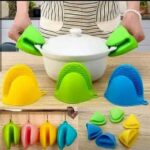 2PCS SILICONE HOT POT HOLDER / BAKING PINCH GRIP - Image 3