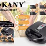 SOKANY 6-IN-1 WAFFLE / GRILL / TOASTER / SANDWICH MAKER