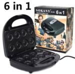 SOKANY 6-IN-1 WAFFLE / GRILL / TOASTER / SANDWICH MAKER - Image 2