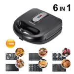SOKANY 6-IN-1 WAFFLE / GRILL / TOASTER / SANDWICH MAKER - Image 3
